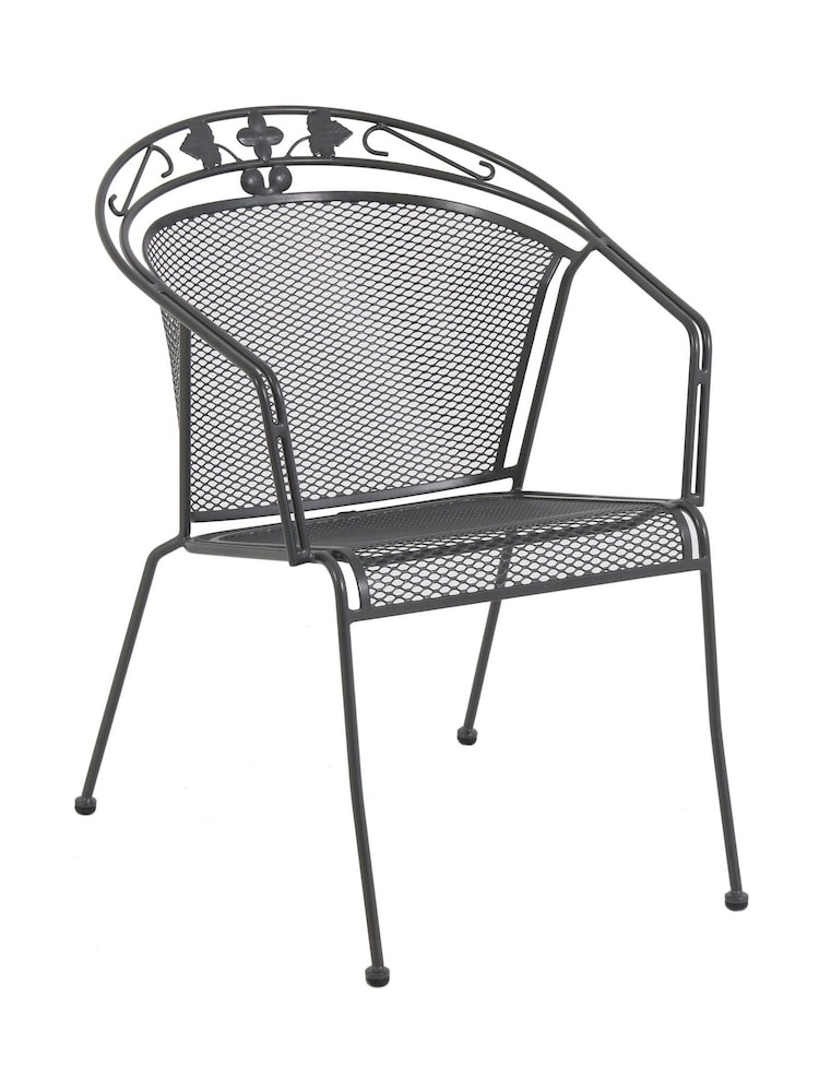 Pacific Grey Elegance Garden Table and Chair Bistro Set Set - Image 4 of 4