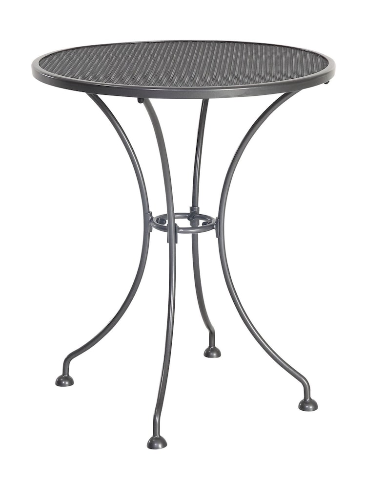 Pacific Grey Carlo Garden Table and Chair Bistro Set - Image 4 of 4