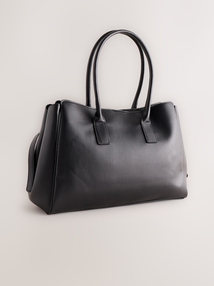 Negro - Bolso de hombro con hebilla - Imagen 2 de 5 Negro - Bolso de hombro con hebilla - Imagen 2 de 5