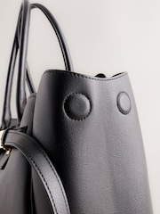 Negro - Bolso de hombro con hebilla - Imagen 4 de 5