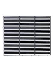 Pacific Dark Grey Electric Garden Pergola with LED Louvre Panels an Blind - Image 6 of 10