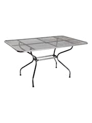 Pacific Grey Carlo Rectangular Garden 6 Seater Dining Table and Cushions - Image 3 of 4