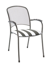 Pacific Grey Carlo Rectangular Garden 6 Seater Dining Table and Cushions - Image 4 of 4