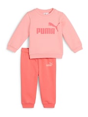 Puma Pink Baby Toddler Minicats Essentials Crew Set - Image 1 of 2