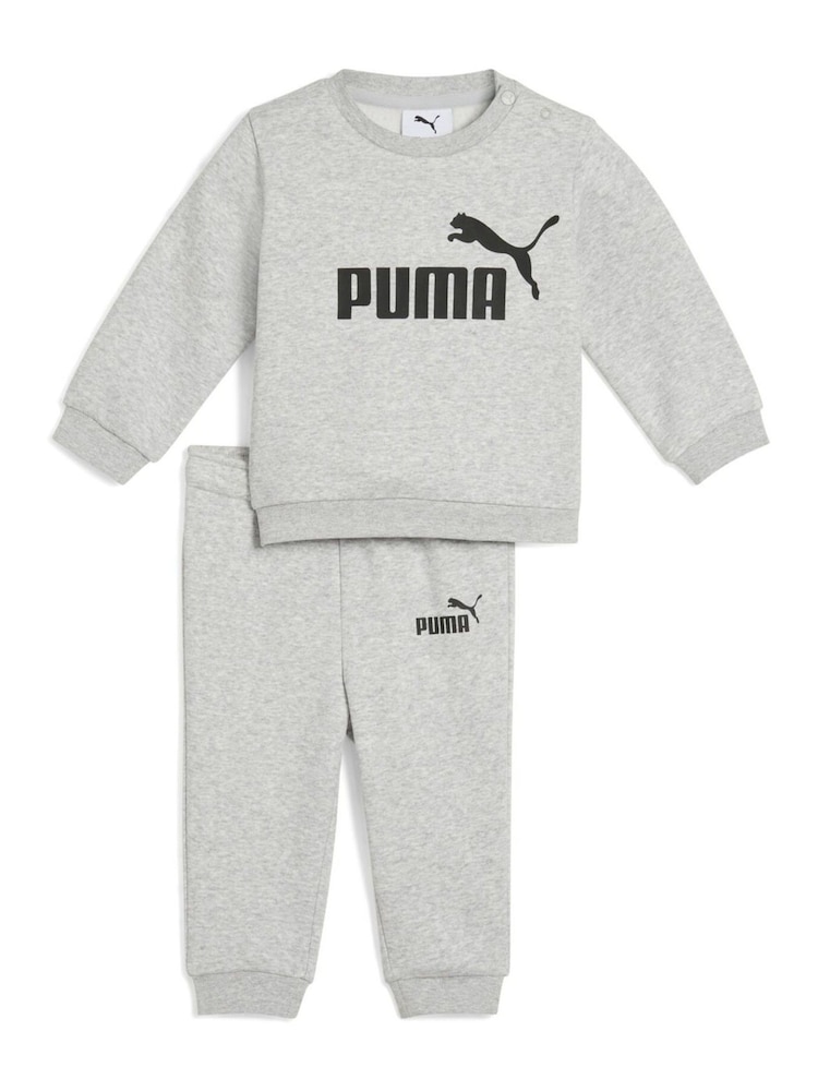 Puma Grey Baby Toddler Minicats Essentials Crew Set - Image 1 of 2