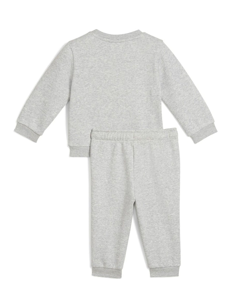 Puma Grey Baby Toddler Minicats Essentials Crew Set - Image 2 of 2