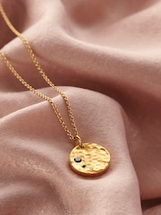 Posh Totty Designs Mummy And Baby Gold Tone Confetti Disc Necklace - Image 1 of 4