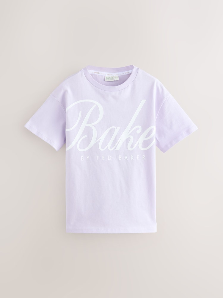 Baker by Ted Baker – übergroßes T-Shirt mit Grafikprint - Bild 1 von 5