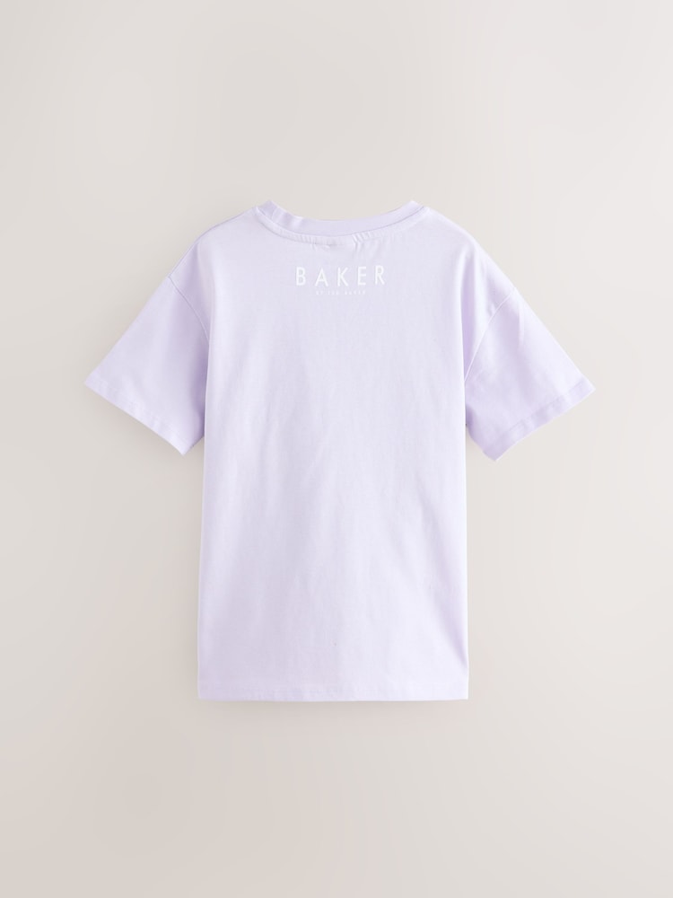 Baker by Ted Baker – übergroßes T-Shirt mit Grafikprint - Bild 2 von 5