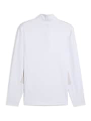 Puma White Mens Pure 2.0 Golf Quarter-Zip Top - Image 2 of 2