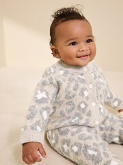 smALLSAINTS Knitted Top and Joggers Baby Girls Set - صورة 3 من 13