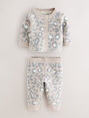 smALLSAINTS Knitted Top and Joggers Baby Girls Set - صورة 8 من 13
