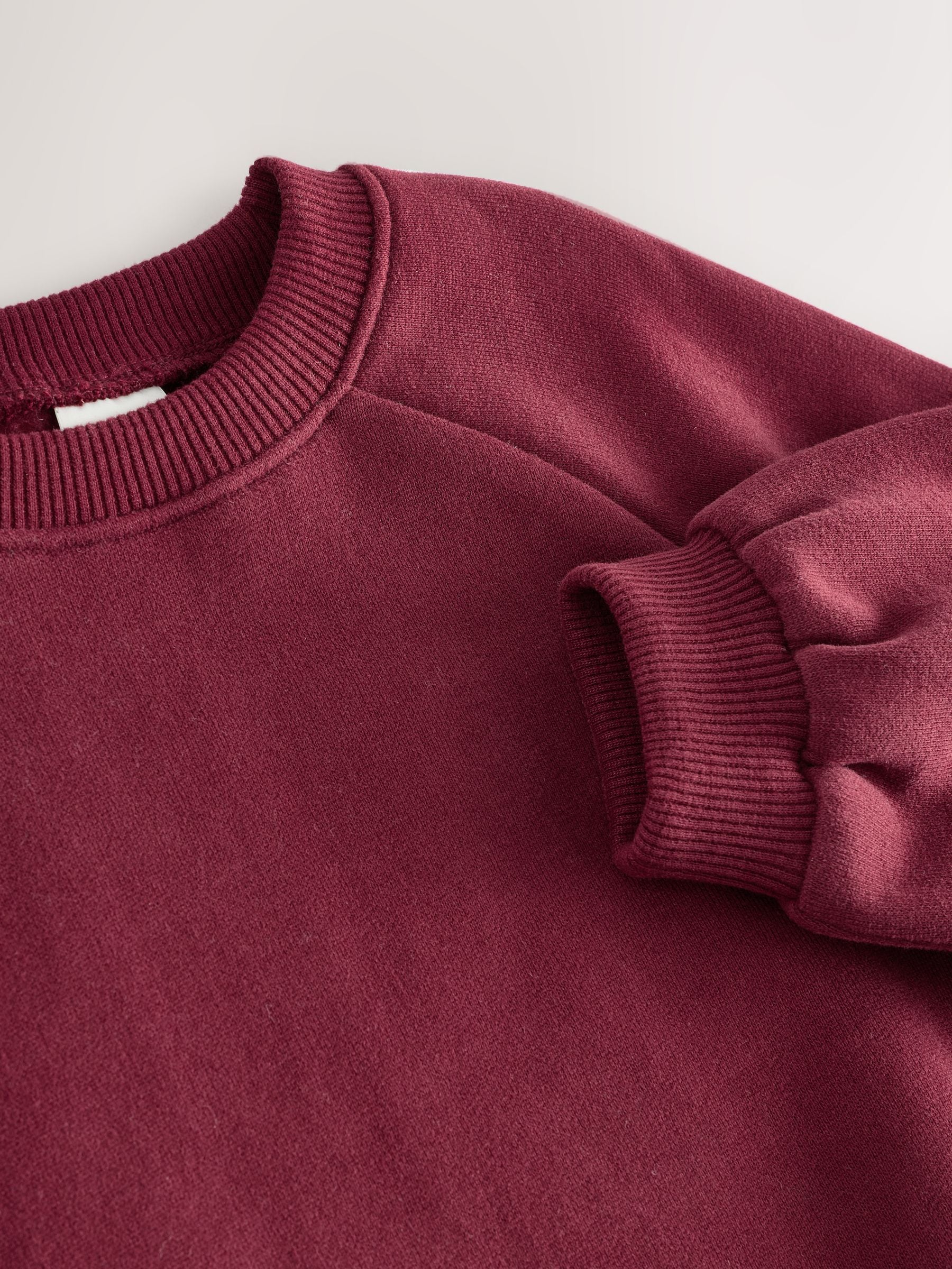 Buy Burgundy Red Crew Neck Sweatshirt (3mths-7yrs) from Next USA
