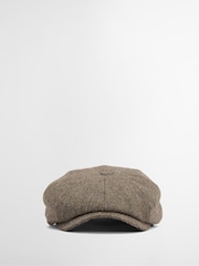 Barbour® Brown Fyne Baker Boy Cap - Image 2 of 7