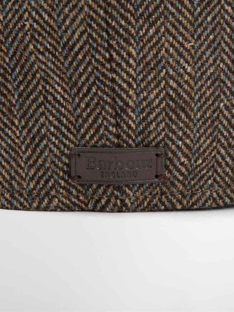 Barbour® Brown Fyne Baker Boy Cap - Image 7 of 7 Barbour® Brown Fyne Baker Boy Cap - Image 7 of 7