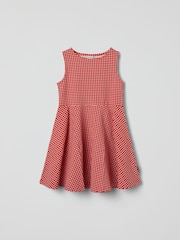 Polarn O Pyret Red Gingham Dress - Image 1 of 4