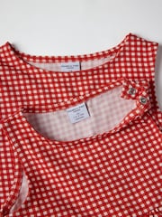 Polarn O Pyret Red Gingham Dress - Image 2 of 4