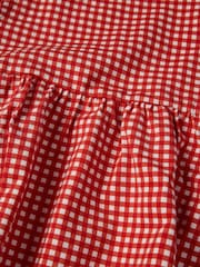 Polarn O Pyret Red Gingham Dress - Image 3 of 4