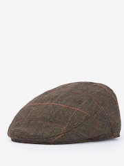 Barbour® Green Wilkin Flat Cap - Image 1 of 3