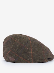 Barbour® Green Wilkin Flat Cap - Image 2 of 3