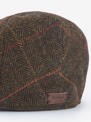 Barbour® Green Wilkin Flat Cap - Image 3 of 3