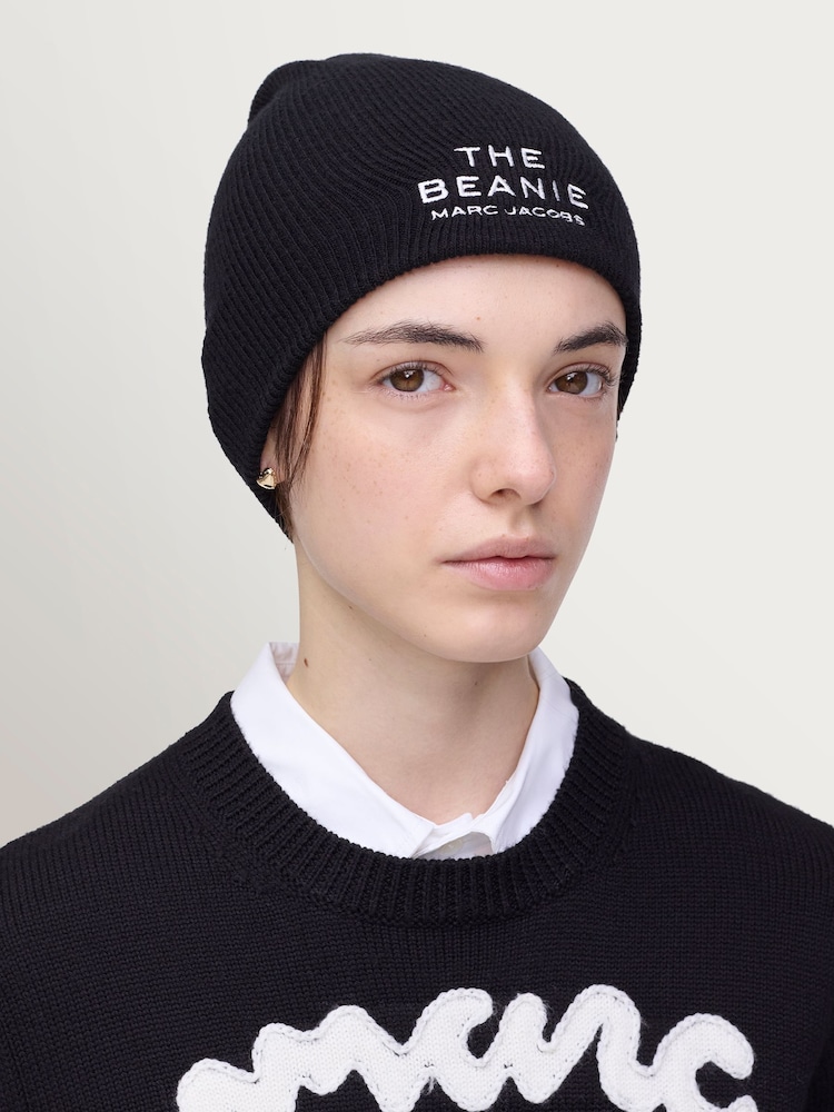 Marc Jacobs Black The Beanie - Image 1 of 7 Marc Jacobs Black The Beanie - Image 1 of 7