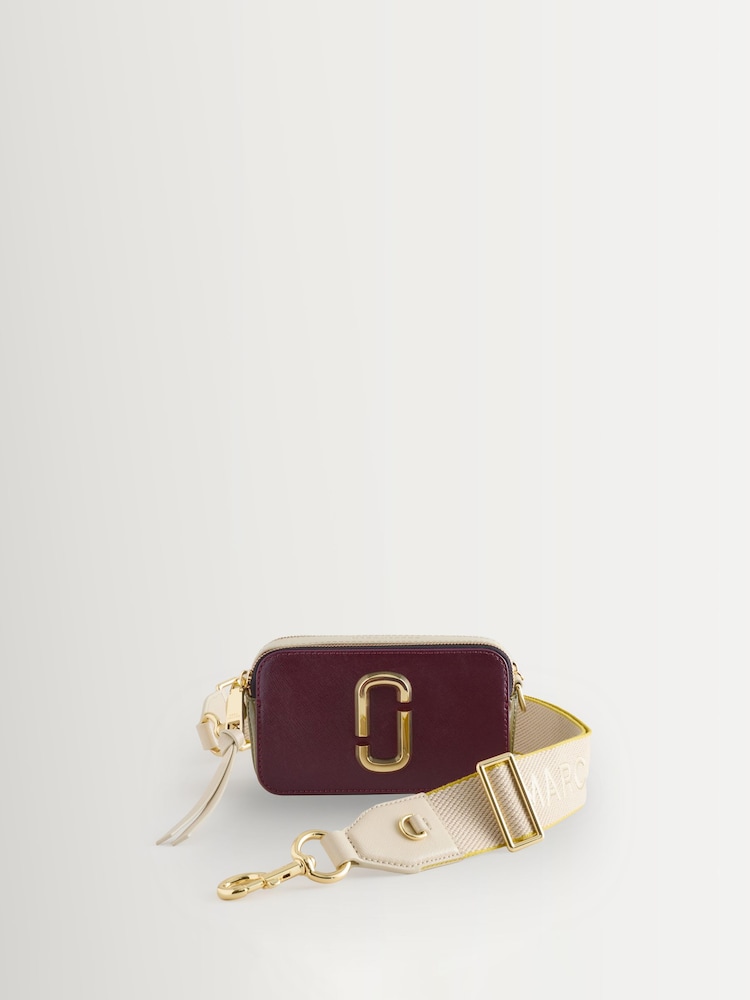 Marc Jacobs Dark Plum The Snapshot Cross-Body Bag - Image 1 of 1