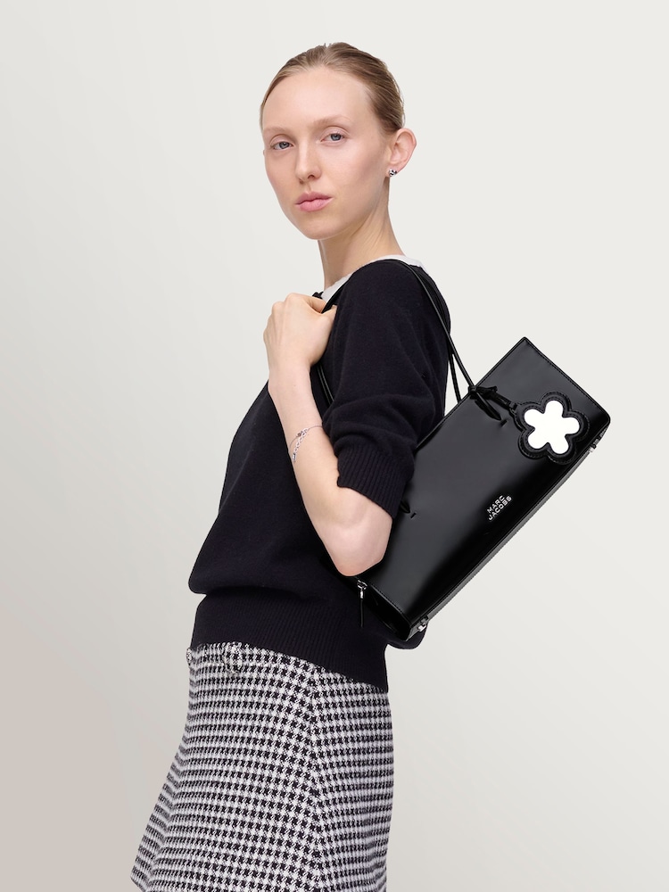 Marc Jacobs Black The Mirror Satchel Bag - Image 1 of 5