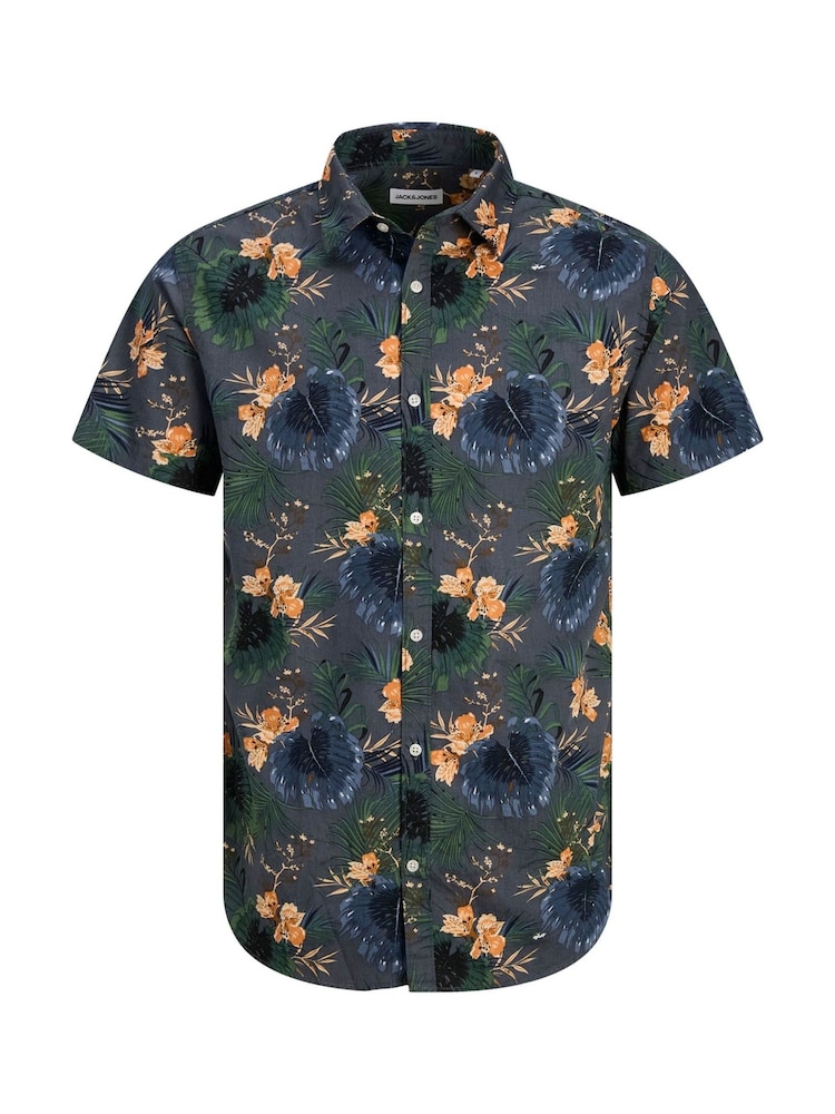 JACK & JONES White Floral Shirts 2 Pack - Image 3 of 3