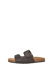 JACK & JONES Brown Leather Buckle Sandals - Image 2 of 6