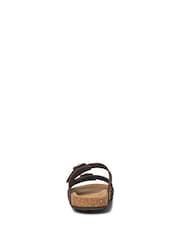JACK & JONES Brown Leather Buckle Sandals - Image 3 of 6