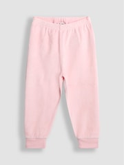 JoJo Maman Bébé Pink Bow Character Appliqué Jersey Pyjamas - Image 4 of 5