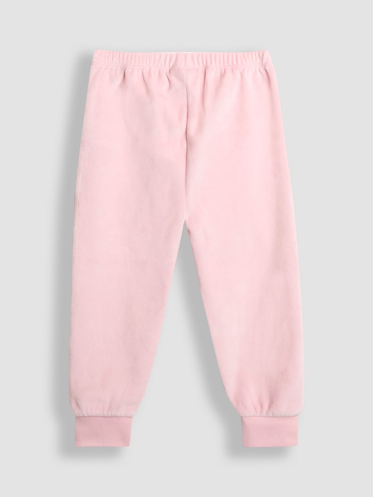 JoJo Maman Bébé Pink Bow Character Appliqué Jersey Pyjamas - Image 5 of 5 JoJo Maman Bébé Pink Bow Character Appliqué Jersey Pyjamas - Image 5 of 5