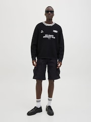 Negro - JACK & JONES Technical Cargo Shorts - Imagen 1 de 8