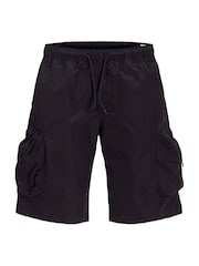 Negro - JACK & JONES Technical Cargo Shorts - Imagen 6 de 8