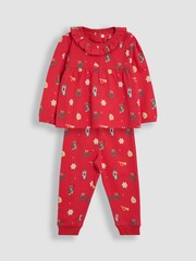 Rot / Weiß - Jojo Maman Bébé Weihnachtssocken 3 Packung - Bild 1 von 5