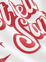 Branco - Festive Santa Slogan Short Sleeve T-Shirt - Imagem 3 de 3