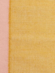 Oliver Bonas Pink Cecily Handwoven Scalloped Wool Cotton Rug - Image 3 of 4