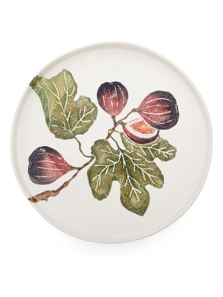 BlissHome Olive Green Fig Round Tray - Image 2 of 3