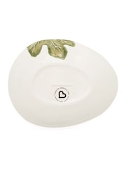 BlissHome Olive Green Fig Oblong Oval Bowl - Image 4 of 4
