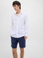 JACK & JONES Relaxed Fit Linen shorts - Image 1 of 5