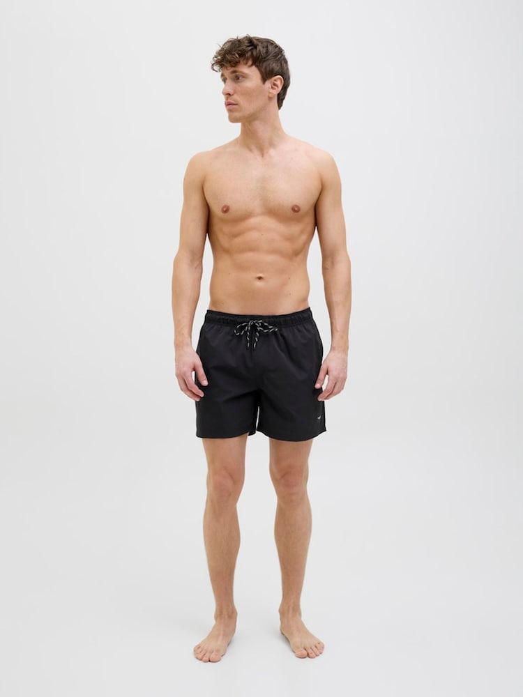 JACK & JONES Black Swim Shorts - Image 1 of 4