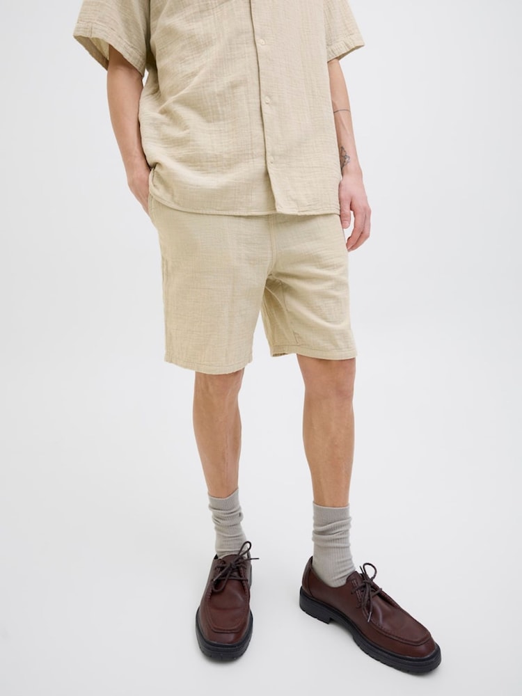 JACK & JONES Relaxed 100% Cotton Joggers Shorts - صورة 4 من 4
