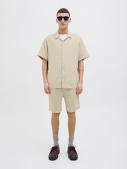 JACK & JONES Light Nude Nude Revere Collar Shirt - Image 2 of 6