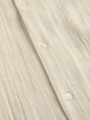 JACK & JONES Light Nude Nude Revere Collar Shirt - Image 5 of 6