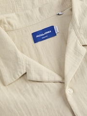 JACK & JONES Light Nude Nude Revere Collar Shirt - Image 6 of 6