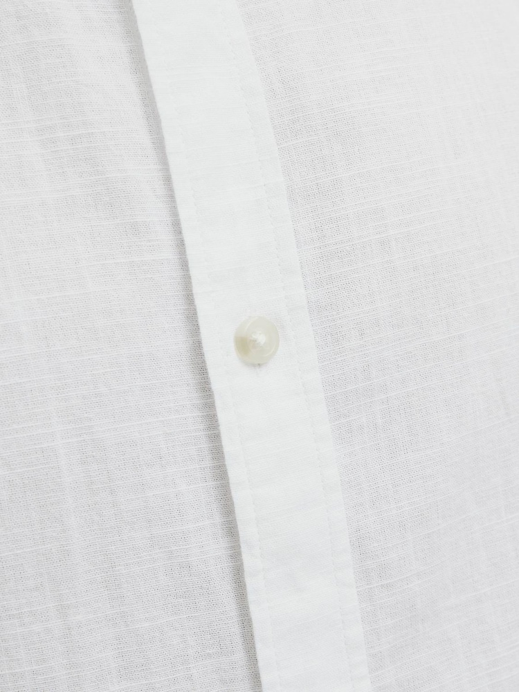 Белый - JACK & JONES Short Sleeve Summer Shirt - Изображение 5 из 5