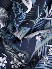 JACK & JONES Blue Tropical Print Short Sleeve Resort Shirt - Image 7 of 7