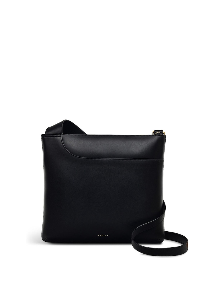 Radley Large Pockets Ziptop Black Cross-Body Bag - Image 1 of 4
