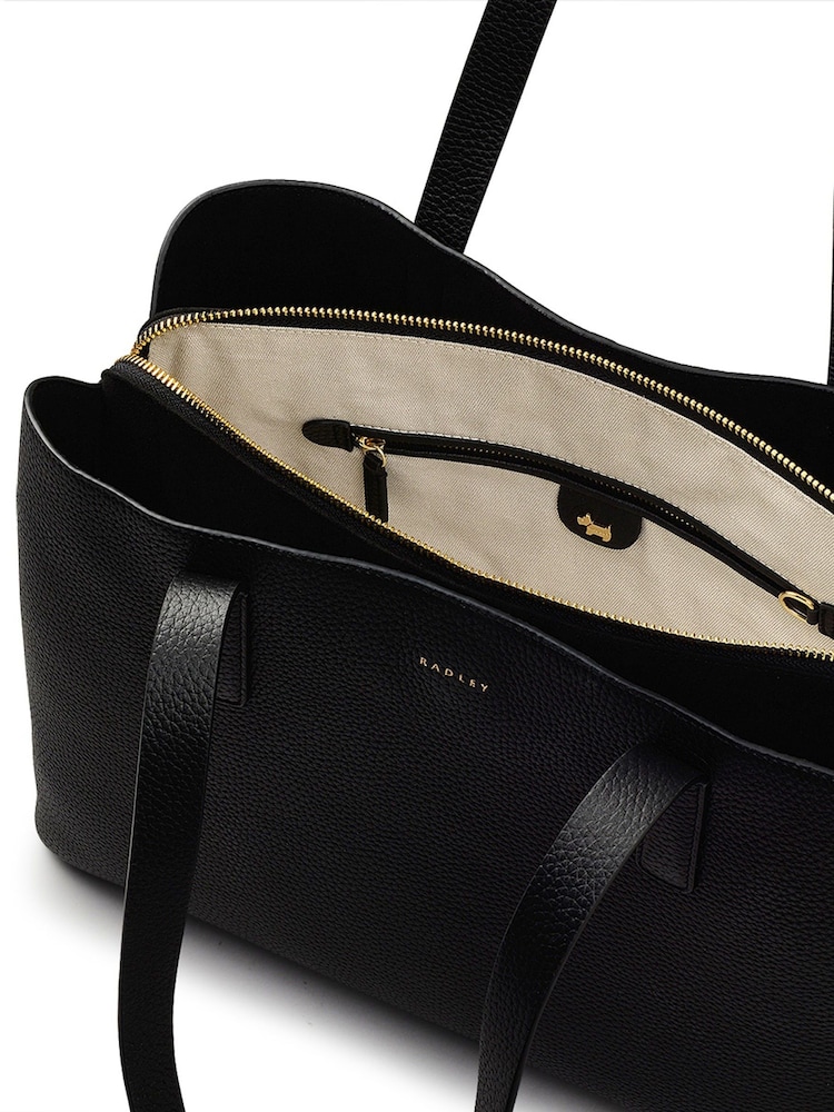 Radley Large Dukes Place Ziptop Black Shoulder Bag - Image 4 of 4